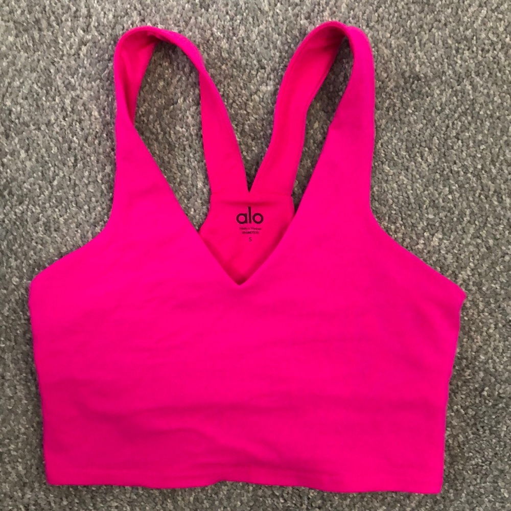 All Yoga Real Bra Tank neon pink